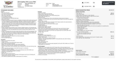 2019 Cadillac XT5 Luxury