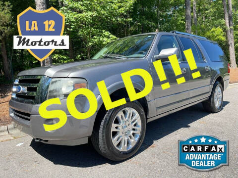 2011 Ford Expedition EL for sale at LA 12 Motors in Durham NC
