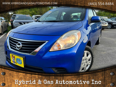 2014 Nissan Versa for sale at Hybrid & Gas Automotive Inc in Aberdeen MD
