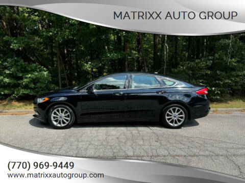 2017 Ford Fusion for sale at MATRIXX AUTO GROUP in Union City GA