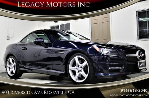 2014 Mercedes-Benz SLK for sale at Legacy Motors Inc in Roseville CA