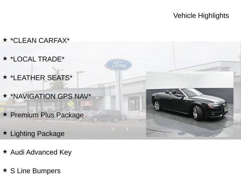 2015 Audi A5 2.0T quattro Premium Plus