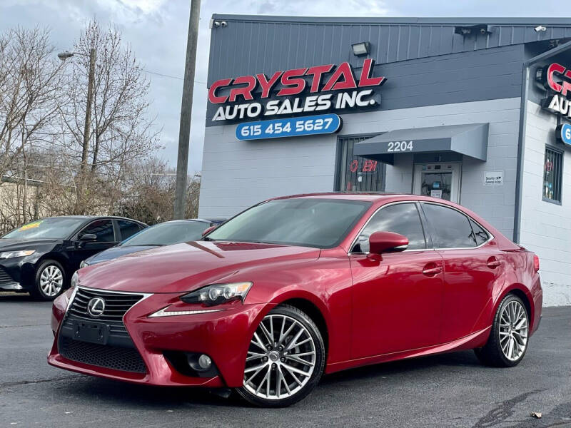 2014 Lexus IS 250 for sale at Crystal Auto Sales Inc in Nashville TN