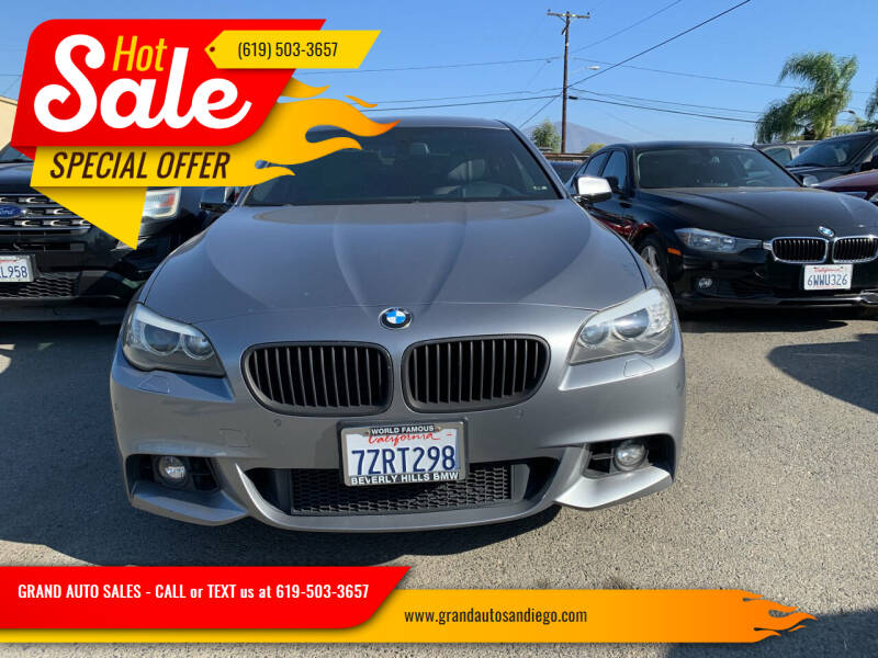 2013 BMW 5 Series for sale at GRAND AUTO SALES - CALL or TEXT us at 619-503-3657 in Spring Valley CA