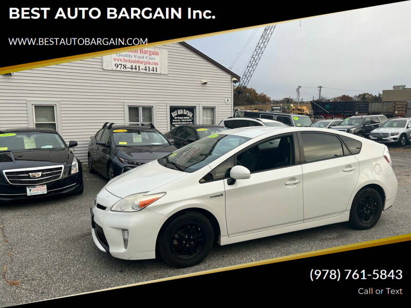 2013 Toyota Prius for sale at BEST AUTO BARGAIN inc. in Lowell MA