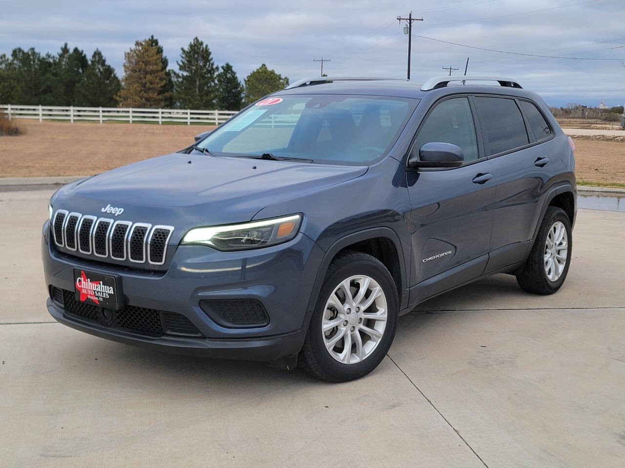 Blue 2021 Jeep Cherokee Latitude Latitude 4dr SUV 1