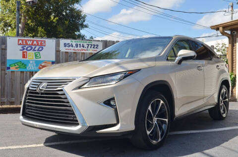 2016 Lexus RX 350 for sale at ALWAYSSOLD123 INC in Fort Lauderdale FL