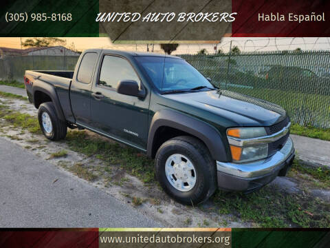 2004 Chevrolet Colorado for sale at UNITED AUTO BROKERS in Hollywood FL