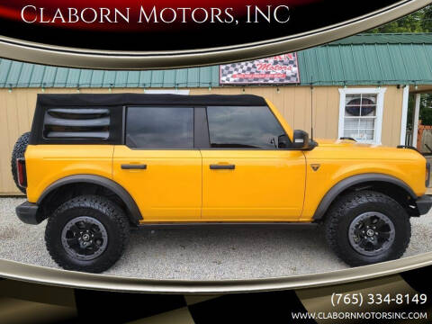 2021 Ford Bronco for sale at Claborn Motors, INC in Cambridge City IN