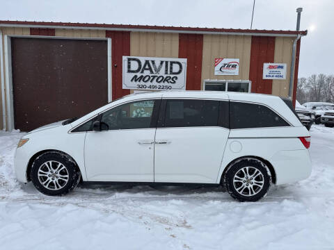 2011 Honda Odyssey for sale at DAVID MOTORS LLC in Grey Eagle MN