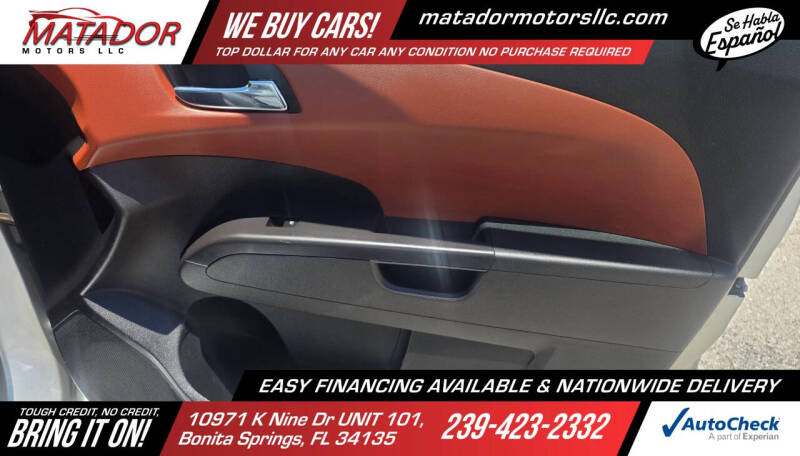 2013 Chevrolet Sonic LT Auto