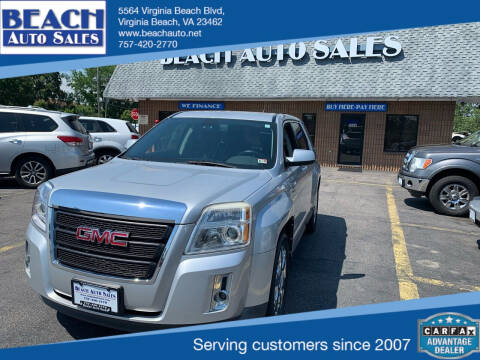 2011 GMC Terrain for sale at Beach Auto Sales in Virginia Beach VA