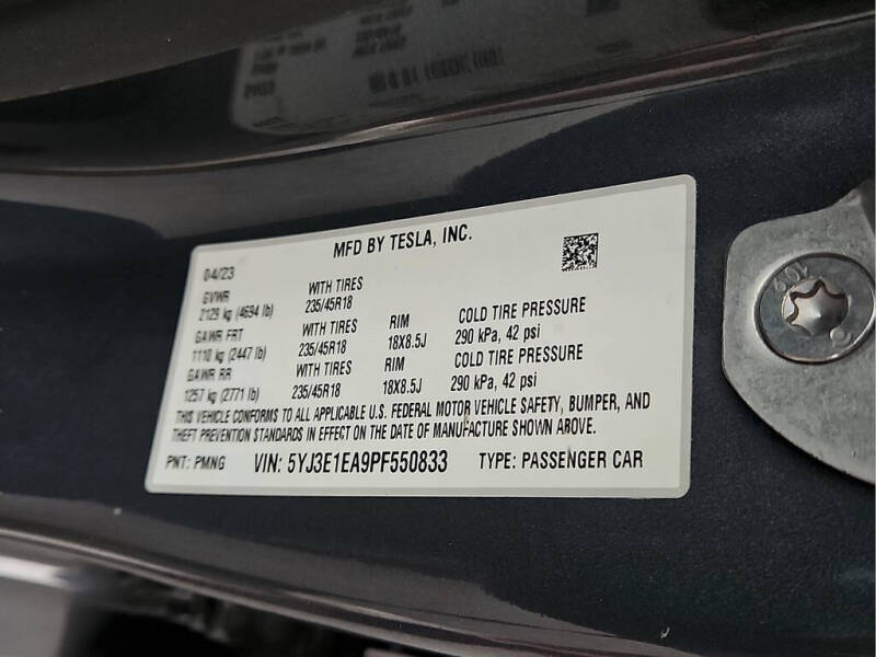2023 Tesla Model 3