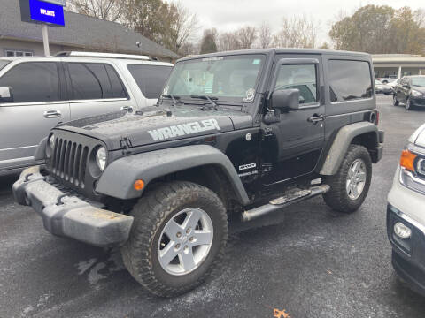 2015 Jeep Wrangler for sale at McCully's Automotive - Trucks & SUV's in Benton KY
