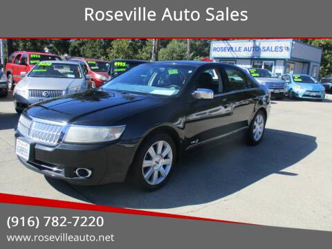 2009 Lincoln MKZ for sale at Roseville Auto Sales in Roseville CA
