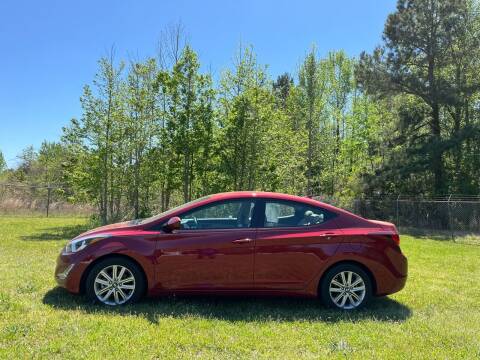 2014 Hyundai Elantra for sale at Poole Automotive in Laurinburg NC