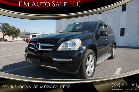 2012 Mercedes-Benz GL-Class for sale at F.M Auto Sale LLC in Dallas TX