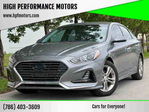 2018 Hyundai Sonata for sale at HIGH PERFORMANCE MOTORS in Hollywood FL