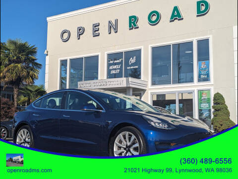 2018 Tesla Model 3 for sale at OPEN ROAD MOTORSPORTS in Lynnwood WA