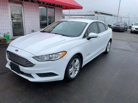 2018 Ford Fusion Hybrid for sale at Everyone's Financed At Borgman - BORGMAN OF HOLLAND LLC in Holland MI