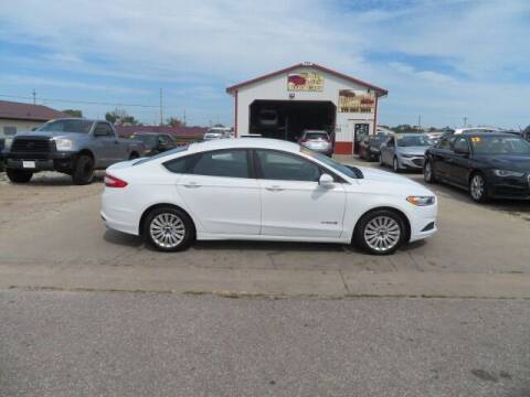 2014 Ford Fusion Hybrid for sale at Jefferson St Motors in Waterloo IA
