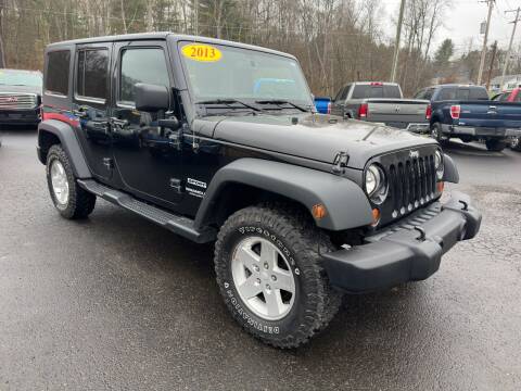 2013 Jeep Wrangler Unlimited for sale at Pine Grove Auto Sales LLC in Russell PA