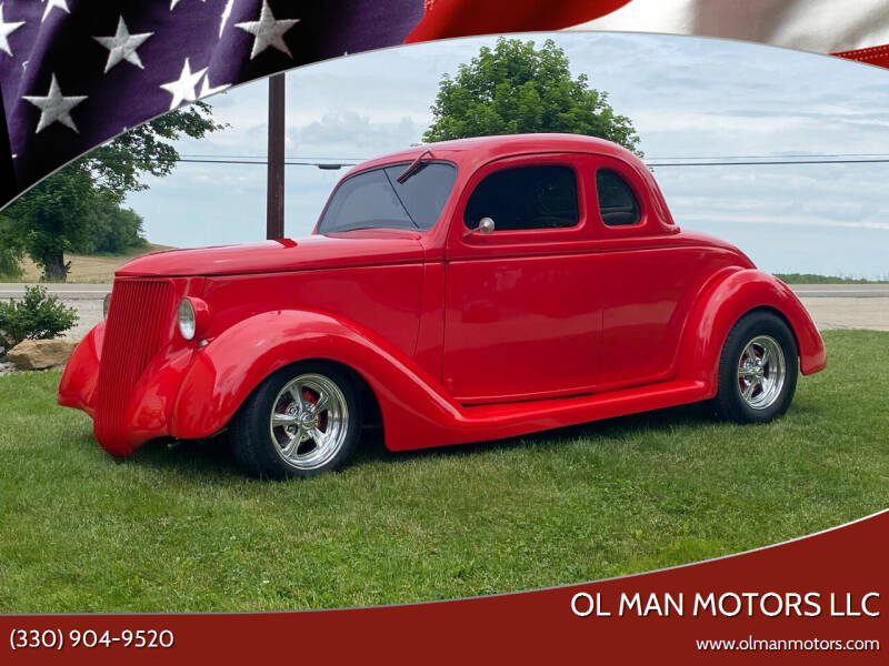 1936 Ford 5 Window Coupe for sale at Ol Man Motors LLC in Louisville OH