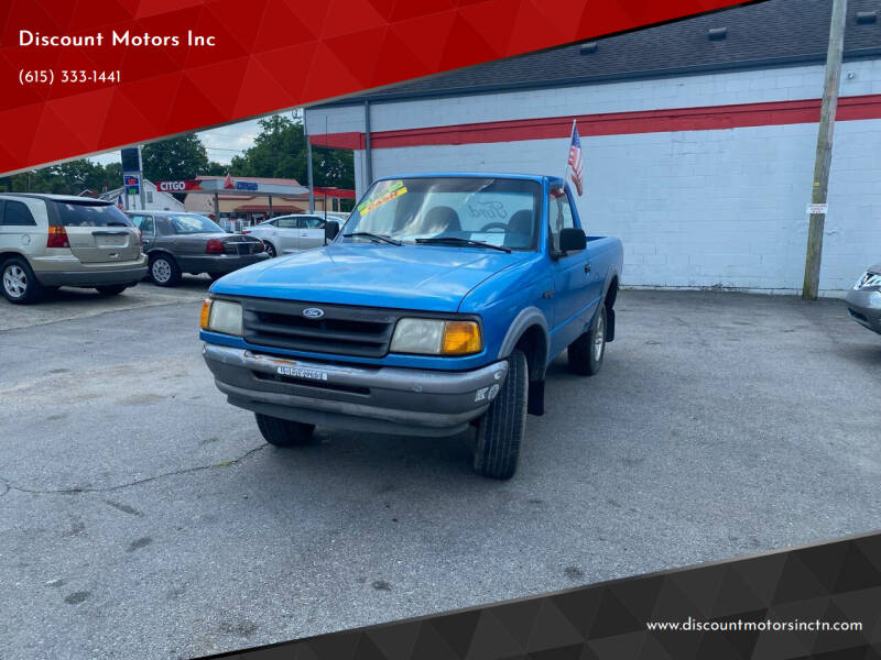 1993 Ford Ranger for sale at Discount Motors Inc in Nashville TN