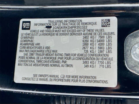 2023 Chevrolet Tahoe RST