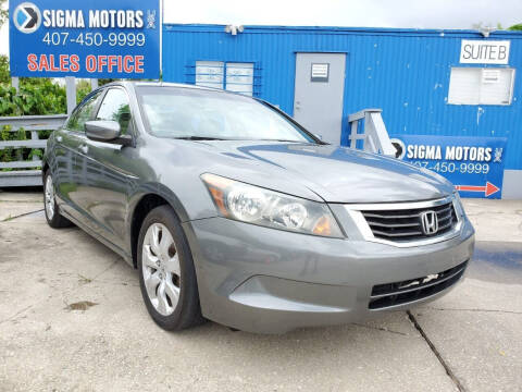 2008 Honda Accord for sale at SIGMA MOTORS USA in Orlando FL