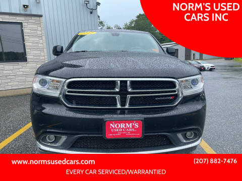 2017 Dodge Durango for sale at NORM'S USED CARS INC in Wiscasset ME