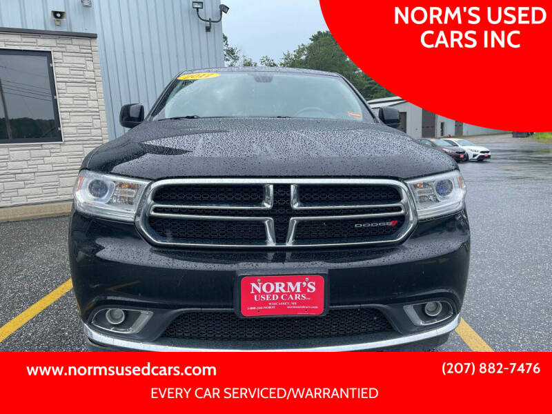 2017 Dodge Durango for sale at NORM'S USED CARS INC in Wiscasset ME