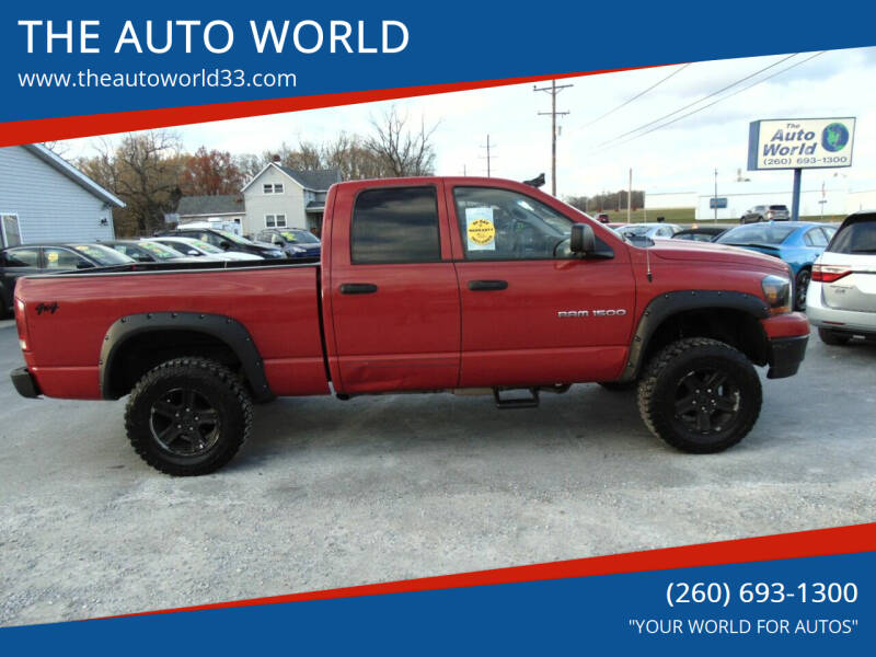 2006 Dodge Ram 1500 for sale at THE AUTO WORLD in Churubusco IN