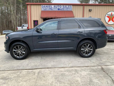 2018 Dodge Durango for sale at Daniel Used Auto Sales in Dallas GA