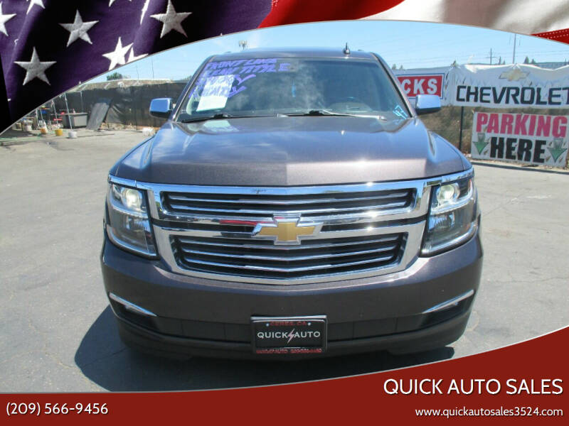 2016 Chevrolet Tahoe for sale at Quick Auto Sales in Modesto CA