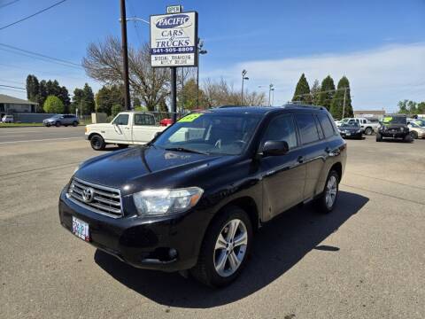 2008 Toyota Highlander for sale at Pacific Cars and Trucks Inc in Eugene OR