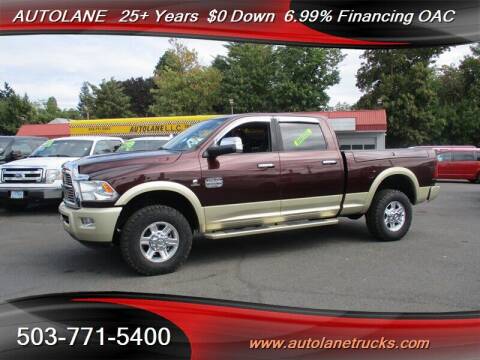 2012 RAM 2500 for sale at AUTOLANE in Portland OR