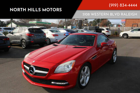 2015 Mercedes-Benz SLK for sale at NORTH HILLS MOTORS in Raleigh NC