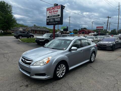 2012 Subaru Legacy for sale at Unlimited Auto Group in West Chester OH