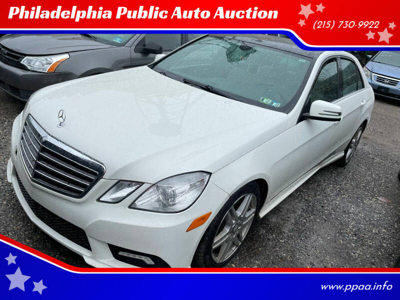 2011 Mercedes-Benz E-Class for sale at Philadelphia Public Auto Auction in Philadelphia PA