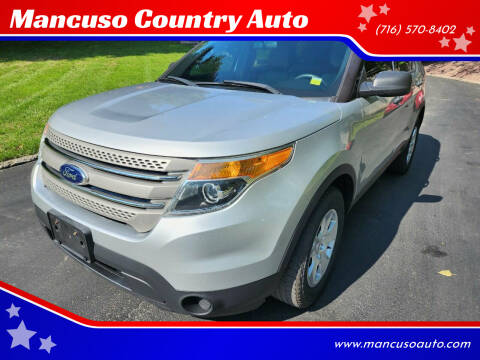 2014 Ford Explorer for sale at Mancuso Country Auto in Batavia NY