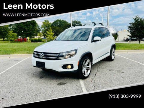 2016 Volkswagen Tiguan for sale at Leen Motors in Merriam KS