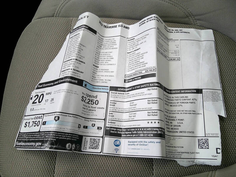 2022 Chevrolet Traverse LS