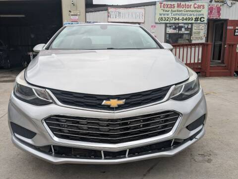 2017 Chevrolet Cruze for sale at TEXAS MOTOR CARS in Houston TX
