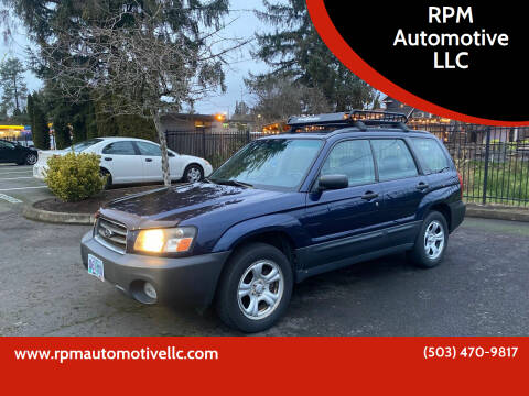2005 Subaru Forester for sale at RPM Automotive LLC in Portland OR