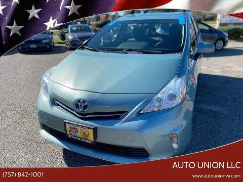 2014 Toyota Prius v for sale at Auto Union LLC in Virginia Beach VA