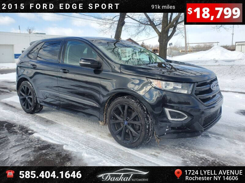 2015 Ford Edge for sale at Daskal Auto LLC in Rochester NY