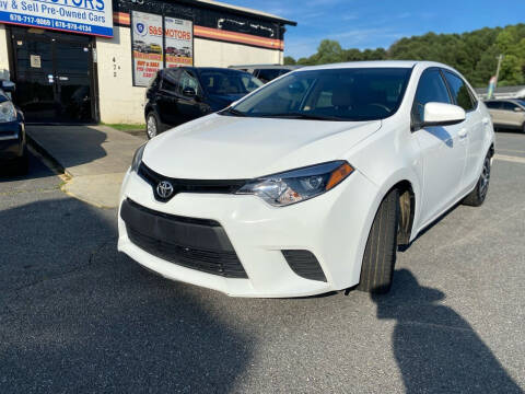 2014 Toyota Corolla for sale at S & S Motors in Marietta GA