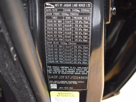 2018 Jaguar E-PACE P250 S