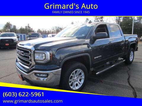 2017 GMC Sierra 1500 for sale at Grimard's Auto in Hooksett NH